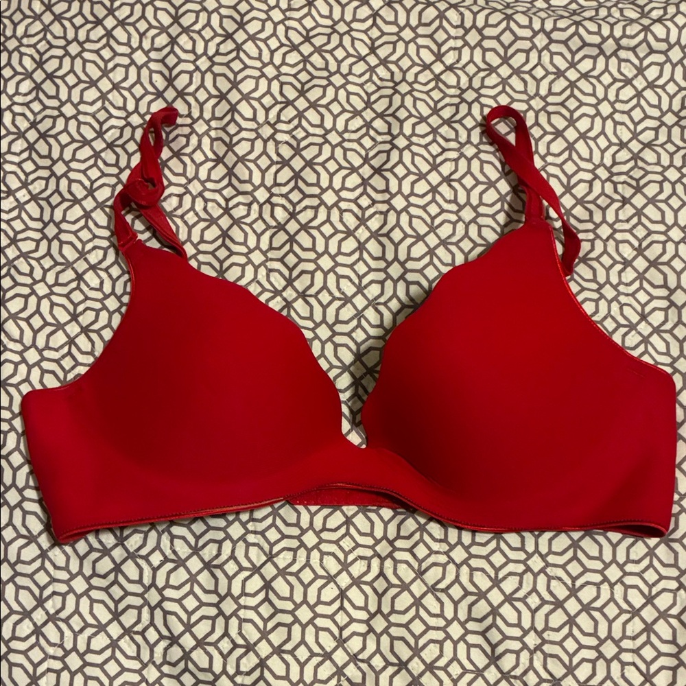 Red Women's Bra